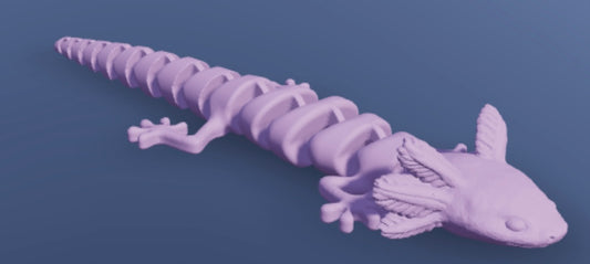 3d axolotl